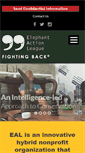 Mobile Screenshot of elephantleague.org